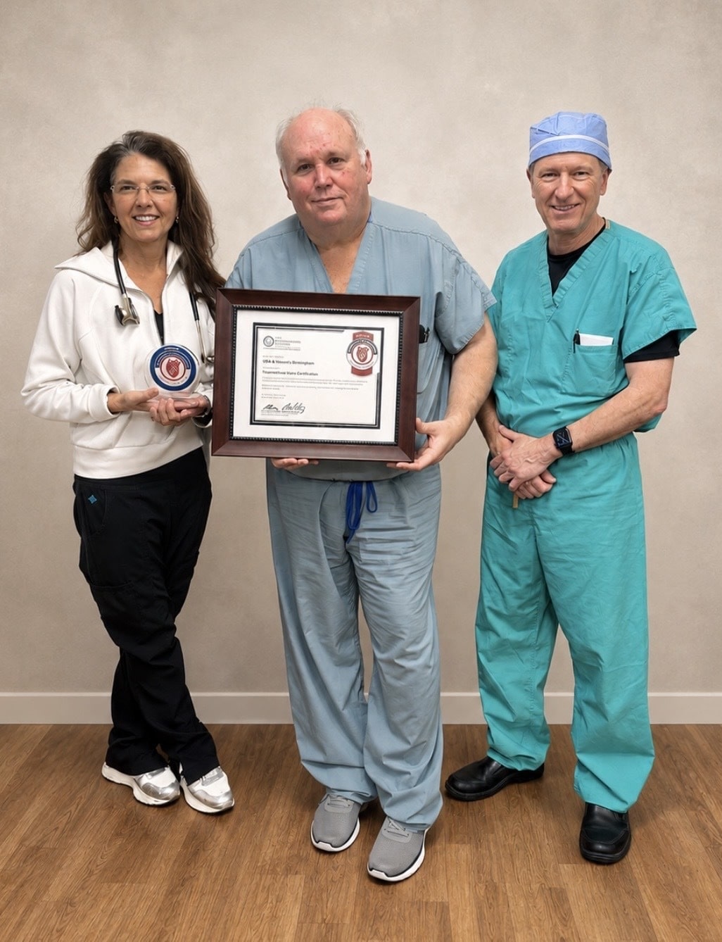 Monica Hunter, M.D., Michael Parks, M.D., and John Thurber, M.D.
