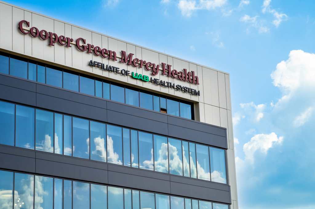 Exterior of Cooper Green Mercy Health Services
